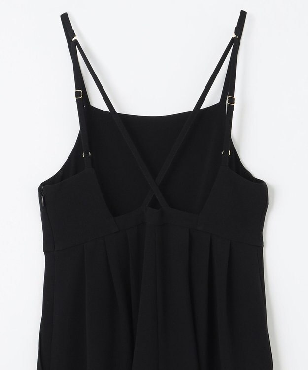 GRACE CONTINENTAL トリアセタックサロペット ブラック