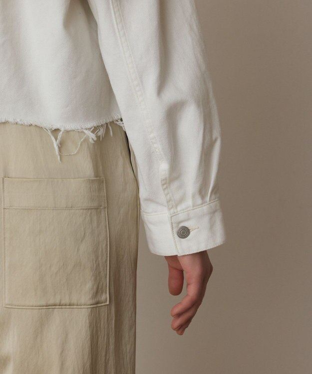 GRACE CONTINENTAL フードジップデニムジャケット キナリ