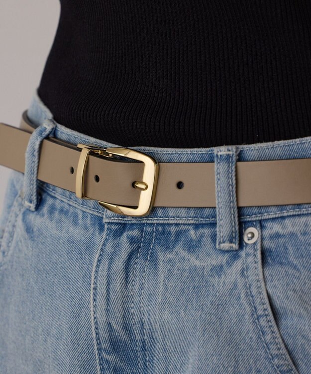 GRACE CONTINENTAL LEFIJE リバーシブルベルト ブラック