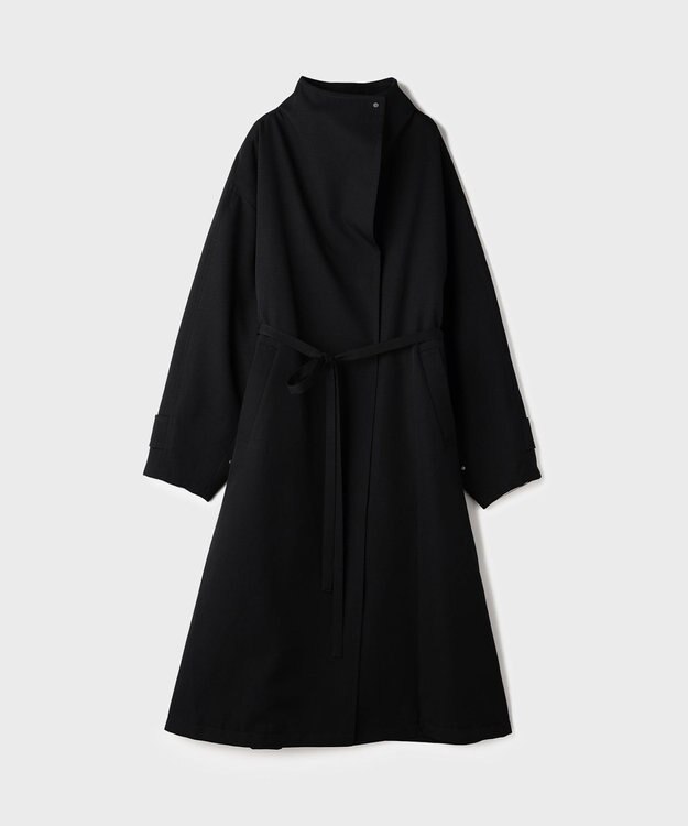 GRACE CONTINENTAL ウールテントラインコート ブラック