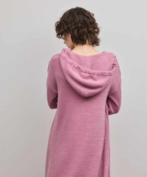 GRACE CONTINENTAL ケミカルレースニットワンピース ピンク