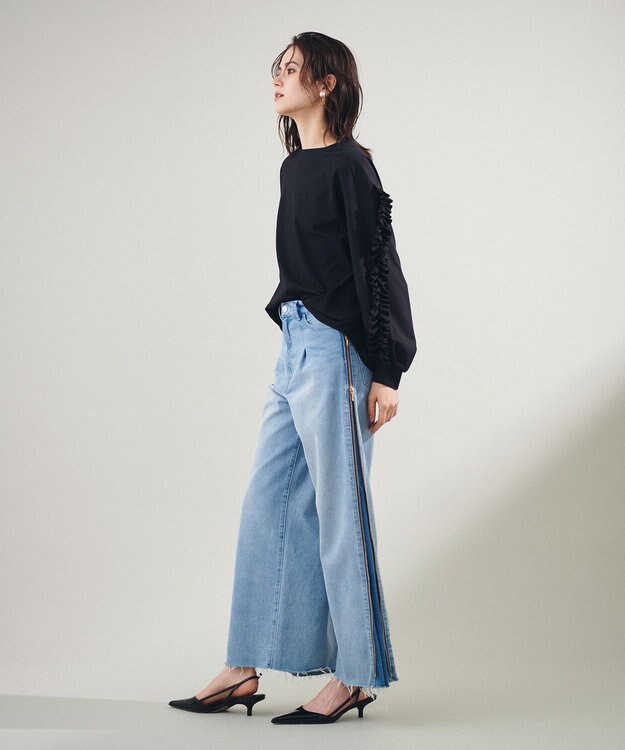 【美品】グレースコンチネンタル Diagram フリルスリーブトップス フリルスリーブカットトップ / GRACE CONTINENTAL | GRACE
