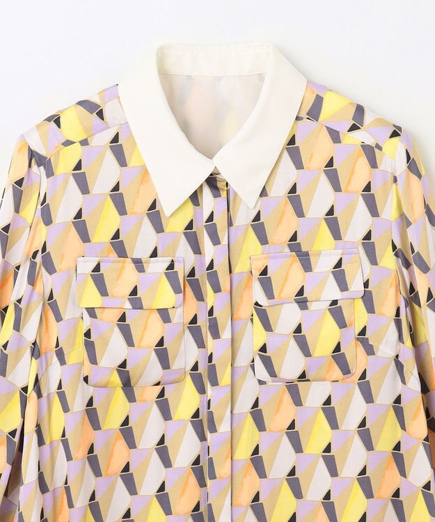 GRACE CONTINENTAL キカプリントミニワンピース マルチ