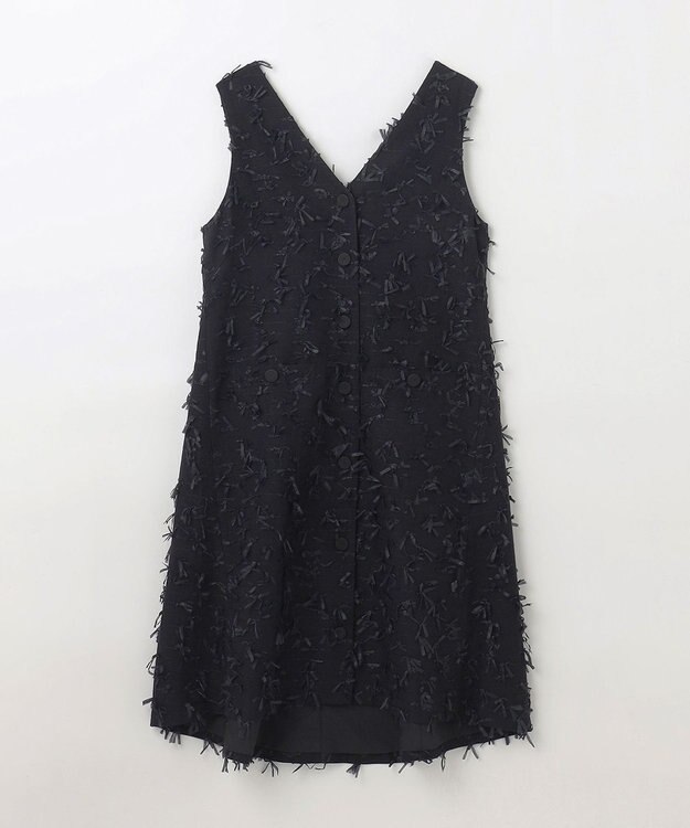 GRACE CONTINENTAL リボンヤーンジレドレス キナリ