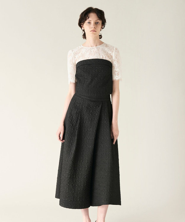 GRACE CONTINENTAL ビスチェsetワイドパンツ ブラック