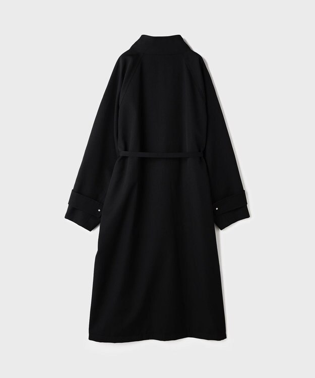 GRACE CONTINENTAL ウールテントラインコート ブラック