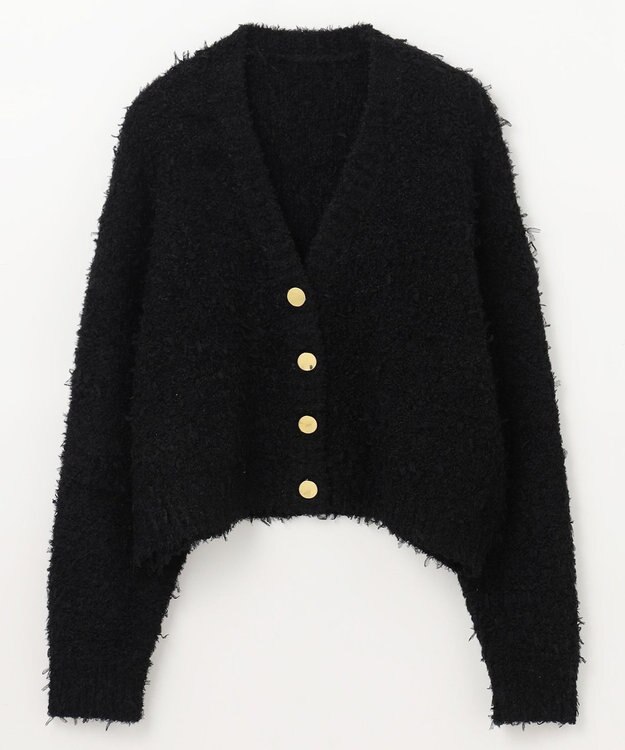 グレースコンチネンタル　ツィディーリボンヤーンカーディガン　36 ツイーディーリボンヤーンカーディガン / GRACE CONTINENTAL