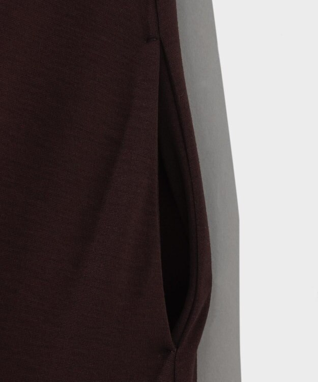 GRACE CONTINENTAL バックオープンポンチワンピース ブラウン