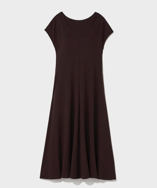 GRACE CONTINENTAL バックオープンポンチワンピース ブラウン