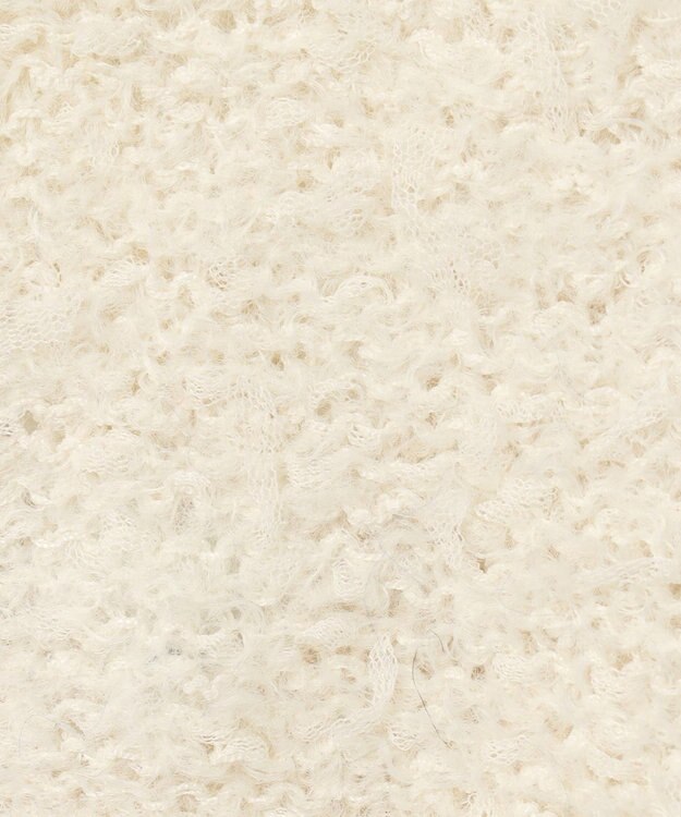 GRACE CONTINENTAL ツイーディーリボンヤーンカーディガン キナリ