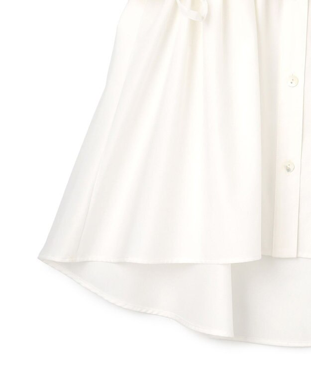 GRACE CONTINENTAL レイヤードドロストシャツ ホワイト