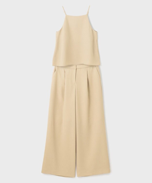 GRACE CONTINENTAL キャミ付レイヤードパンツ ベージュ