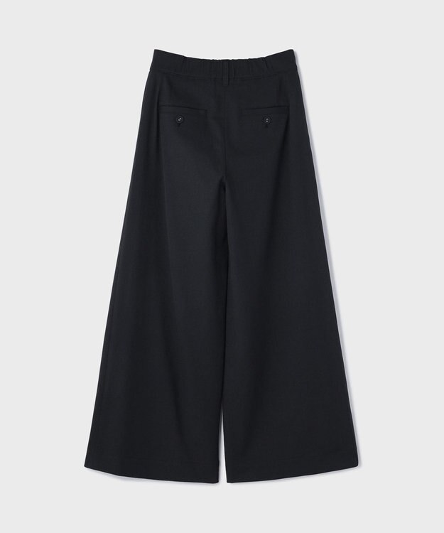 GRACE CONTINENTAL ストレッチワイドパンツ ブラック