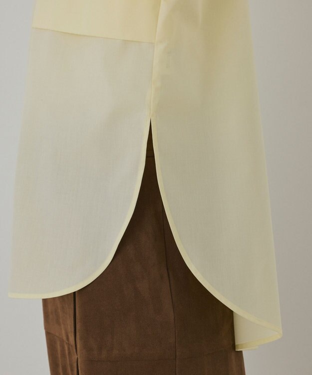 GRACE CONTINENTAL オーバーシャツ イエロー