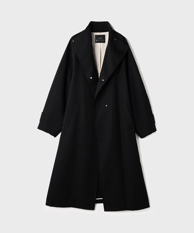 GRACE CONTINENTAL ウールテントラインコート ブラック