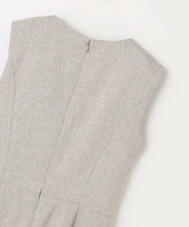 GRACE CONTINENTAL リボンサロペット グレー