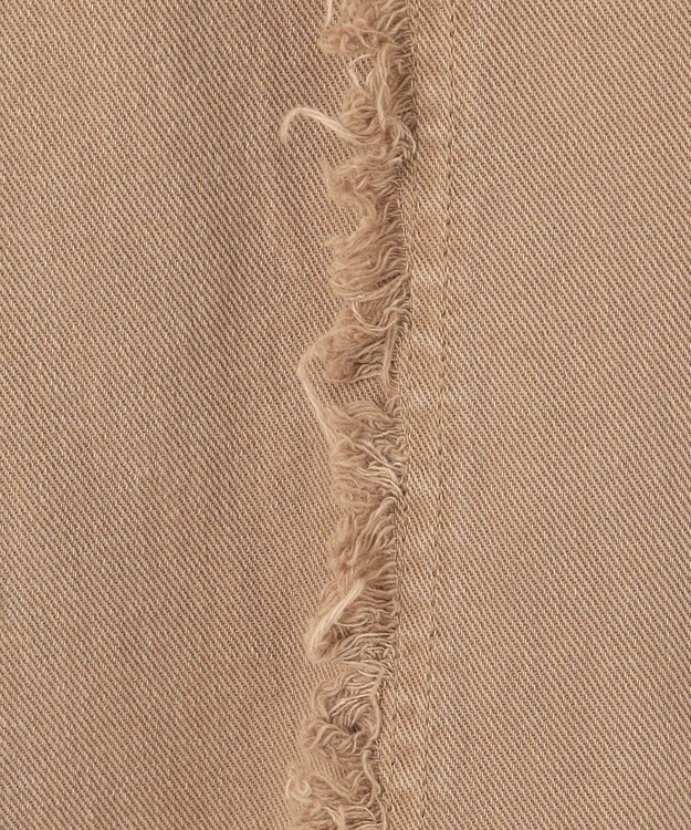 GRACE CONTINENTAL フリンジバギーパンツ ベージュ