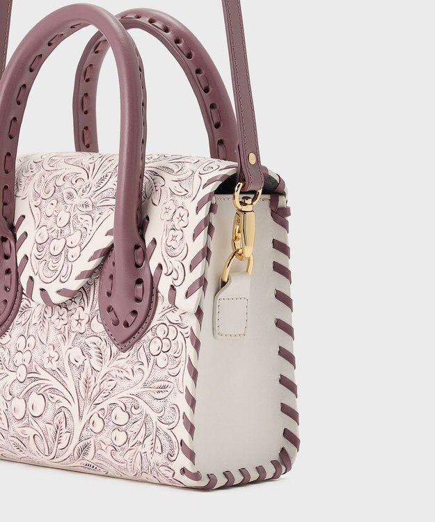 GRACE CONTINENTAL MiniRSHandbag-ls モーブピンク