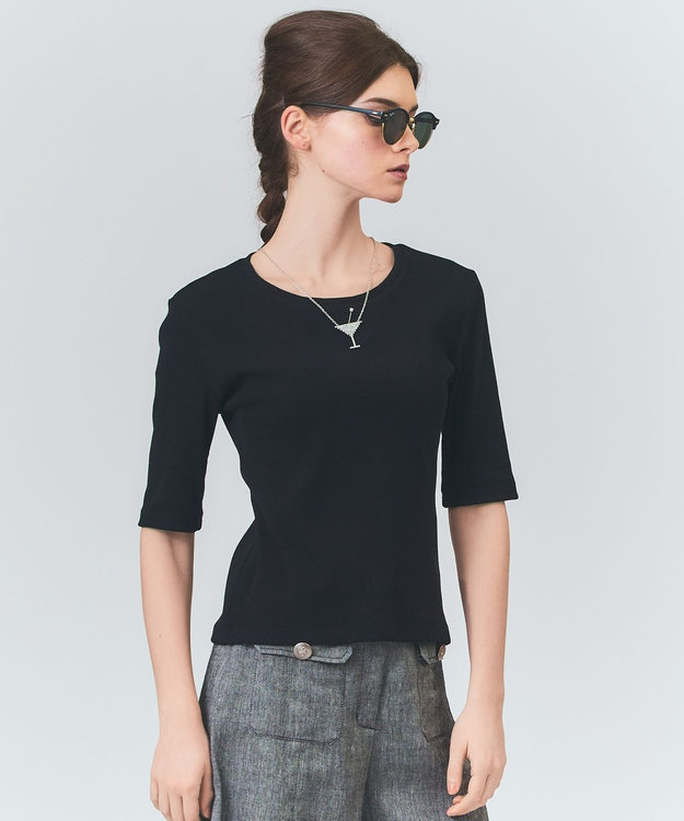 GRACE CONTINENTAL カクテルグラスネックレス シルバー