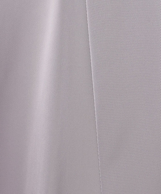 GRACE CONTINENTAL サテンフレアドレスパンツ グレー