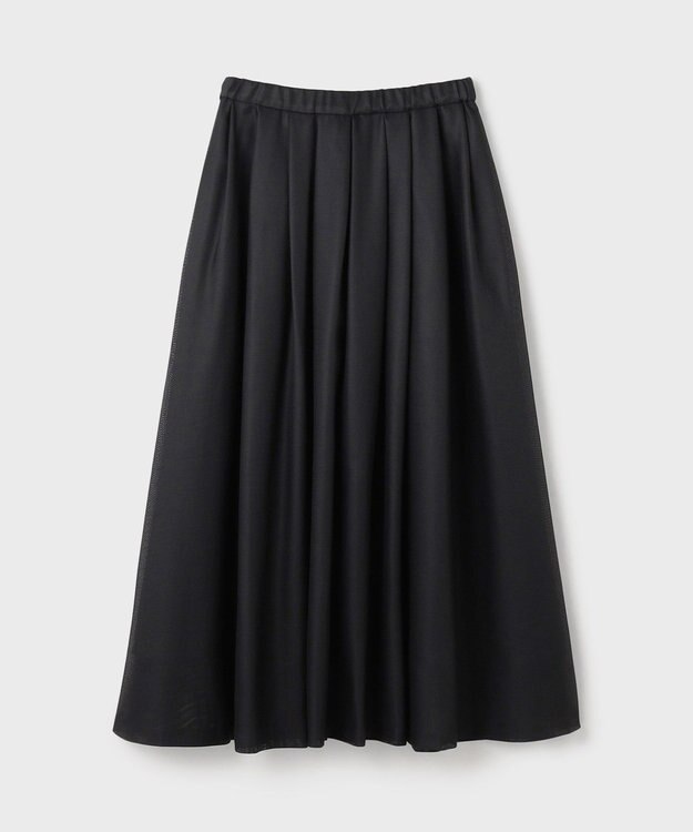 GRACE CONTINENTAL シアーメッシュスカート ブラック
