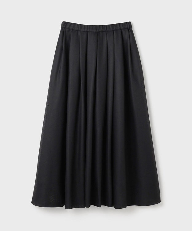 GRACE CONTINENTAL シアーメッシュスカート ブラック