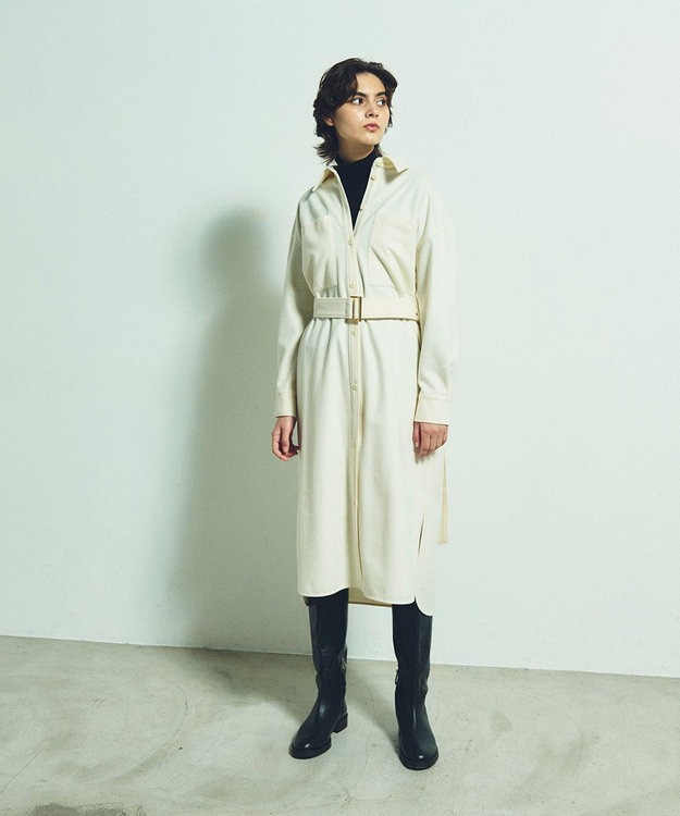 ウールロングシャツドレス / GRACE CONTINENTAL | GRACE