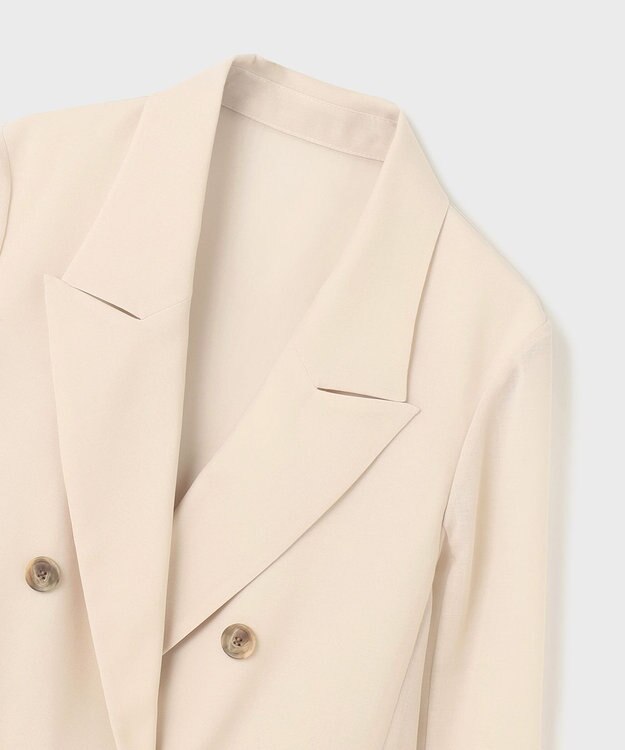 GRACE CONTINENTAL シアーテーラードジャケット ベージュ