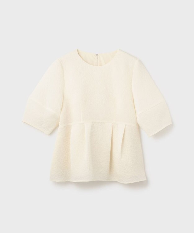 GRACE CONTINENTAL オーガンジージャガードトップ キナリ