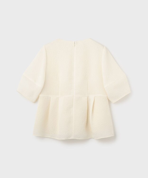 GRACE CONTINENTAL オーガンジージャガードトップ キナリ