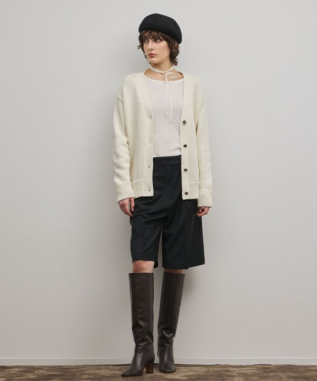 GRACE CONTINENTAL リリヤーンニットカーディガン キナリ