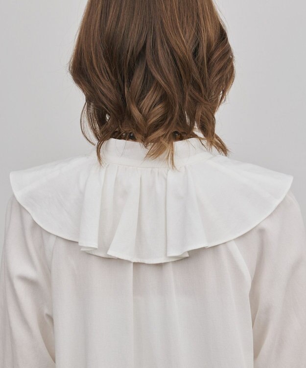 GRACE CONTINENTAL レースコンビフリルカフタンワンピース キナリ