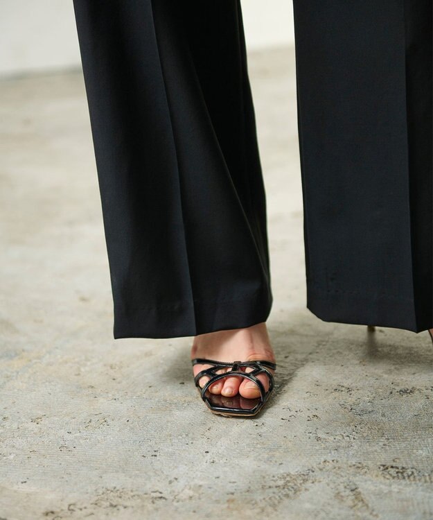 GRACE CONTINENTAL タキシードワイドパンツ ブラック