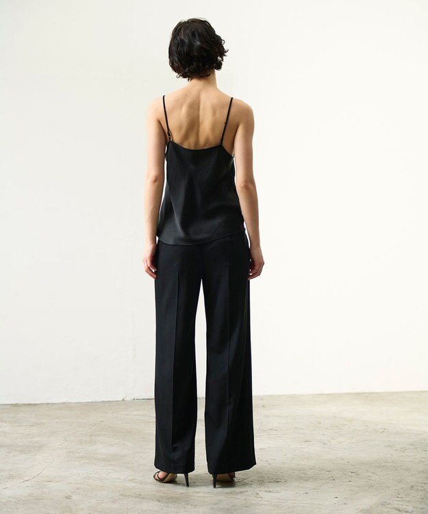 GRACE CONTINENTAL タキシードワイドパンツ ブラック