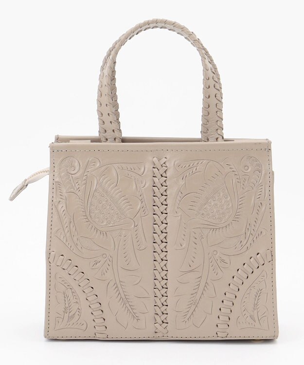 GRACE CONTINENTAL Mini satchel グレージュ