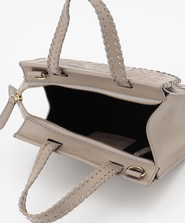 GRACE CONTINENTAL Mini satchel グレージュ