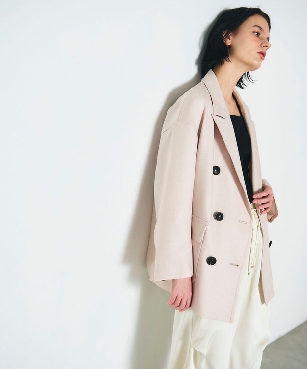 GRACE CONTINENTAL オーバーテーラードジャケット ベージュ