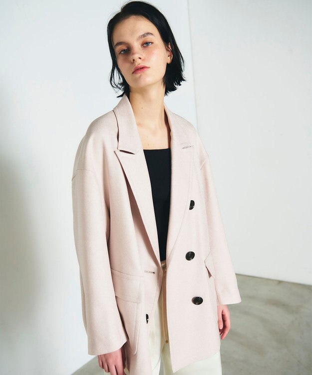 GRACE CONTINENTAL オーバーテーラードジャケット ベージュ