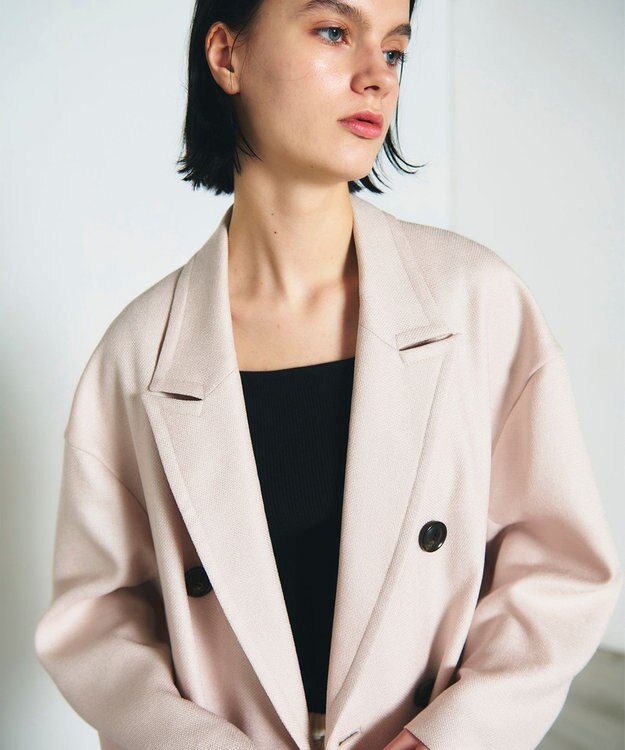 GRACE CONTINENTAL オーバーテーラードジャケット ベージュ