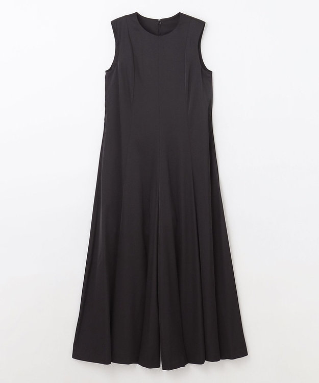 GRACE CONTINENTAL サテンフレアドレスパンツ ブラック