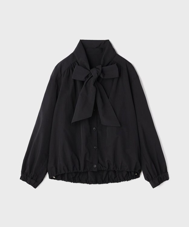 GRACE CONTINENTAL ボウタイシャツブルゾン ブラック