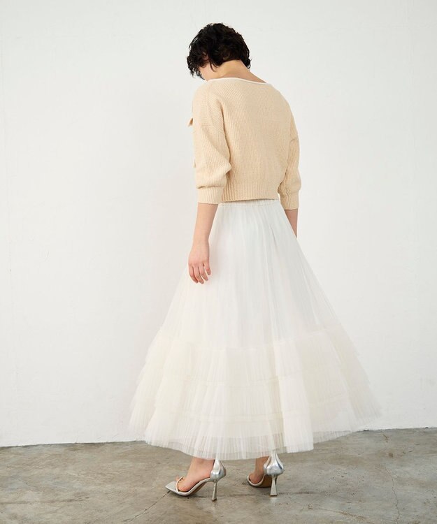 GRACE CONTINENTAL ボリュームチュールスカート キナリ