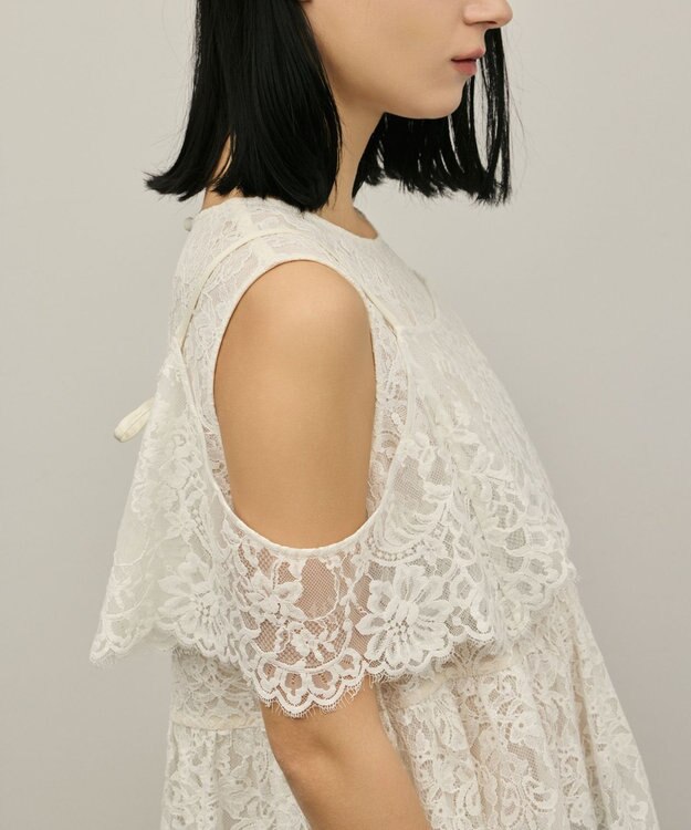 GRACE CONTINENTAL レイヤードレーストップ キナリ