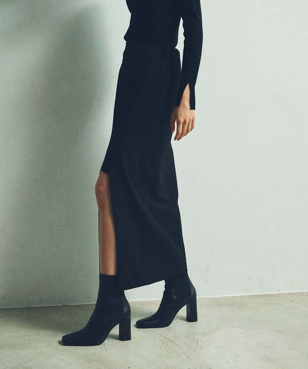 GRACE CONTINENTAL ペンシルスリットスカート ブラック