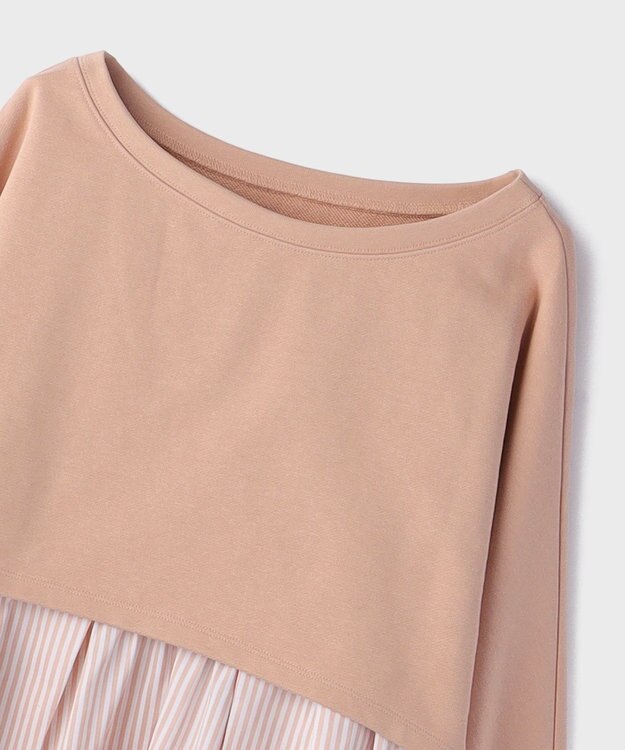 GRACE CONTINENTAL タックフリルヘムカットトップ ピンク