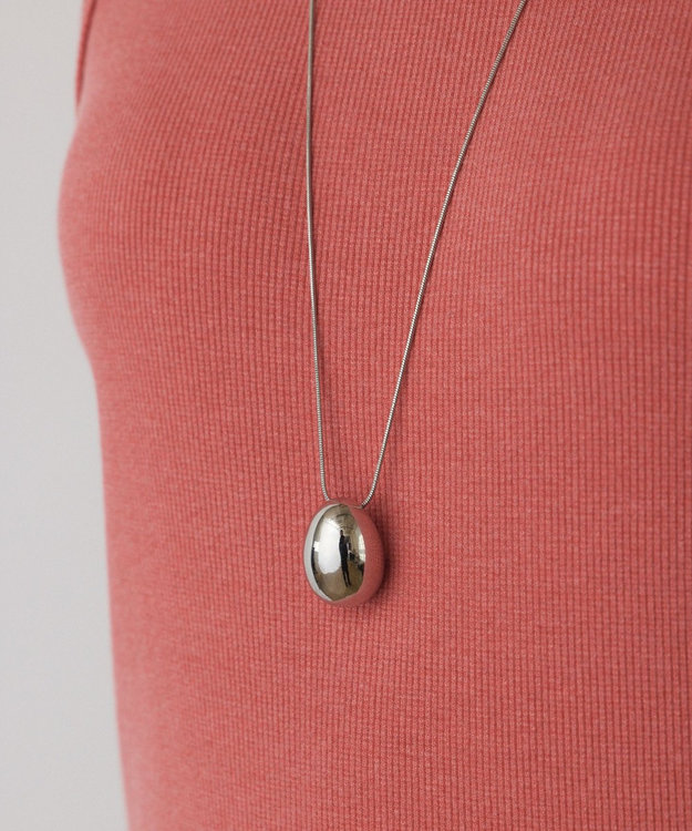 GRACE CONTINENTAL チャンキートップネックレス シルバー