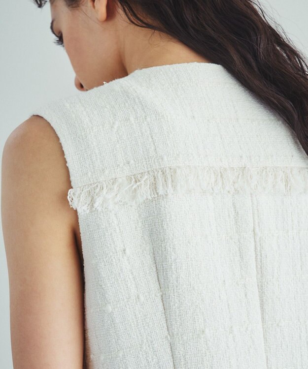 GRACE CONTINENTAL ツイードミニワンピース キナリ