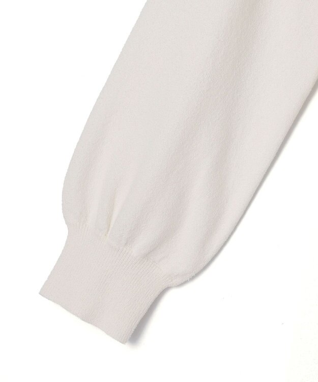 GRACE CONTINENTAL エスニック刺繍ニットワンピース ホワイト