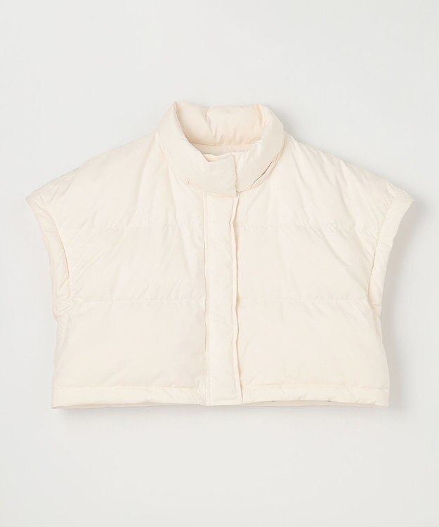 GRACE CONTINENTAL ヘムファーショートダウンジャケット キナリ