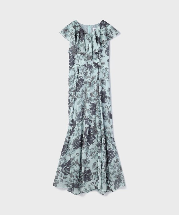 【極美品】Diagram ダイアグラム フラワーライントップ シフォン フリル Diagram（ダイアグラム） WOMEN GRACE CONTINENTAL グレース